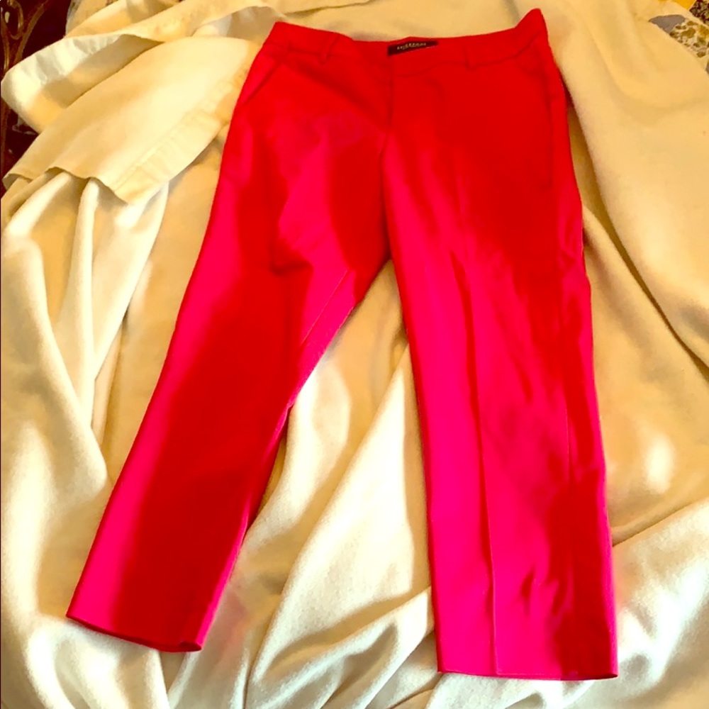 Bright pink pants